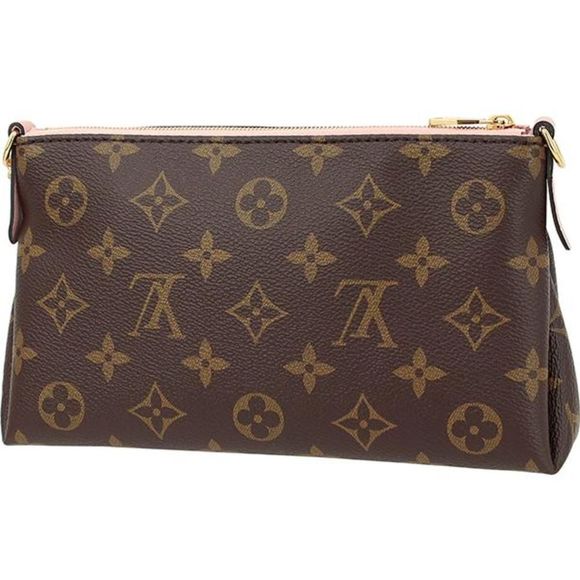 Louis Vuitton Pallas Clutch Monogram Shoulder Bag - Picture 2 of 11